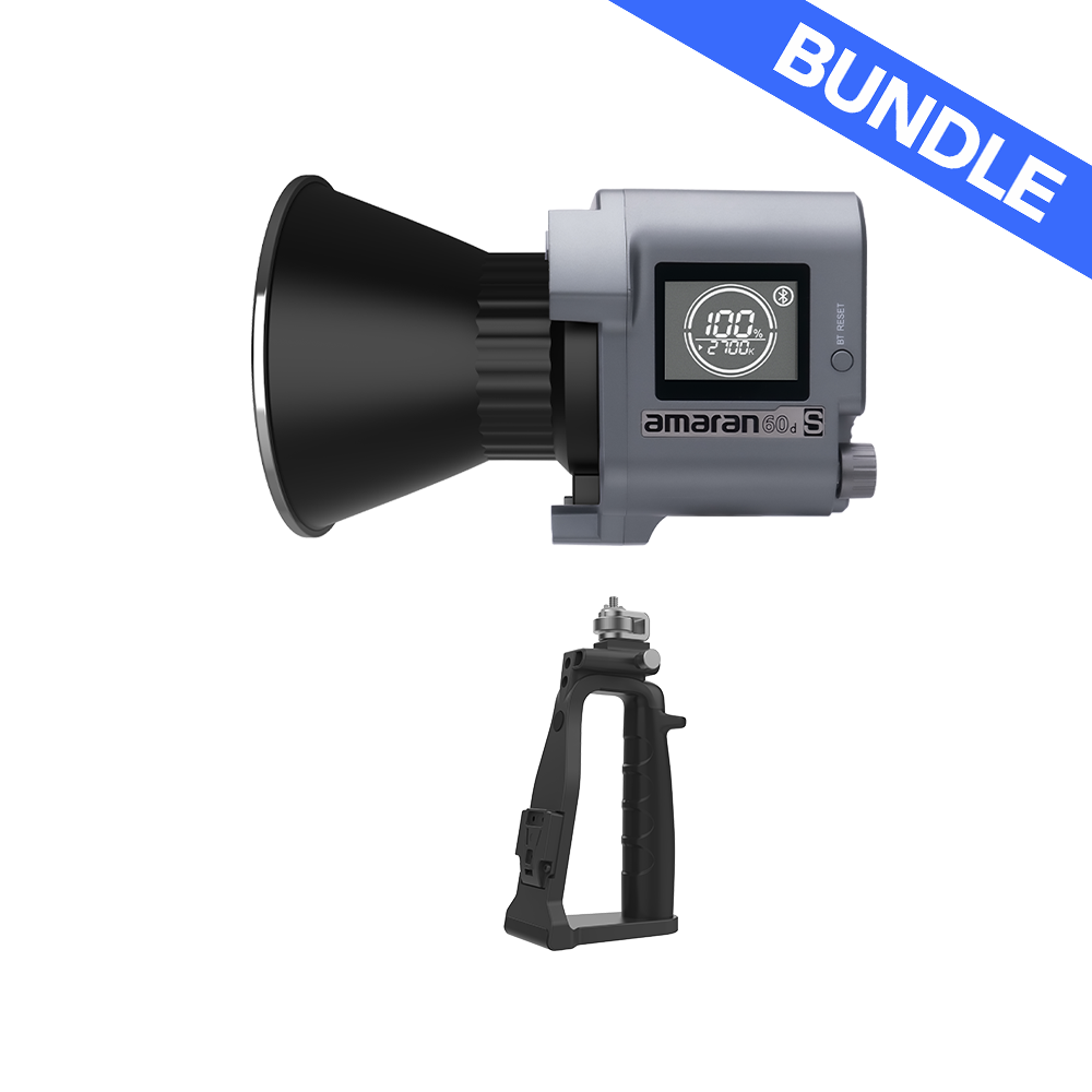 amaran COB 60d S + Handheld Bracket Bundle