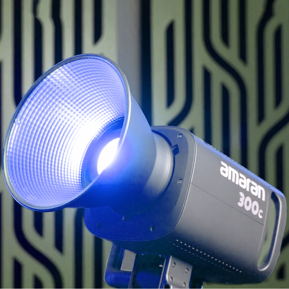 amaran 300c - Full-color 300W Bowens Mount point-source LED amaran 300c - Full-color 300W Bowens Mount point-source LED