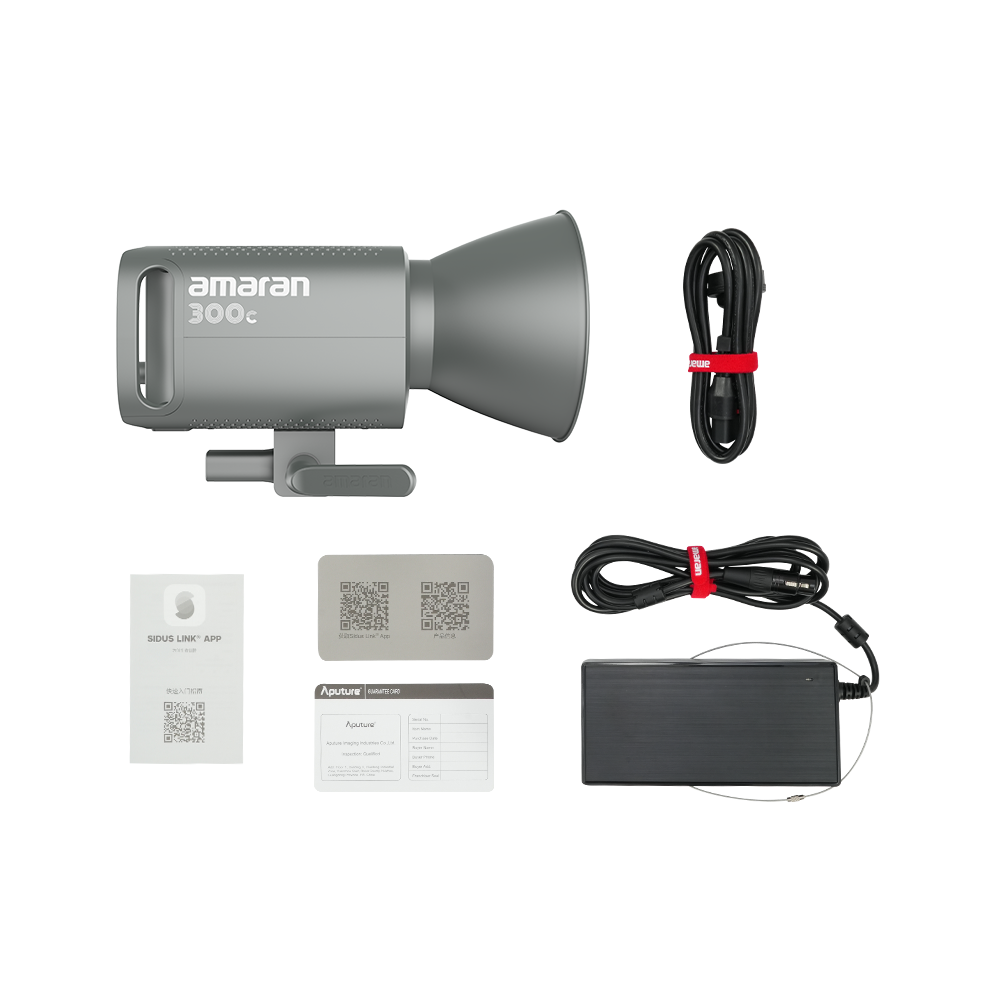 amaran 300c - Full-color 300W Bowens Mount point-source LED amaran 300c - Full-color 300W Bowens Mount point-source LED